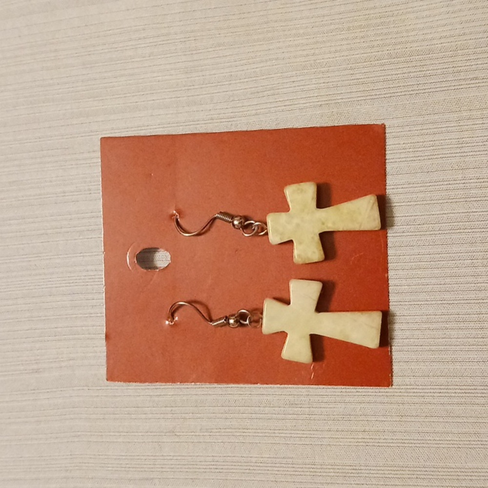 Cross earrings